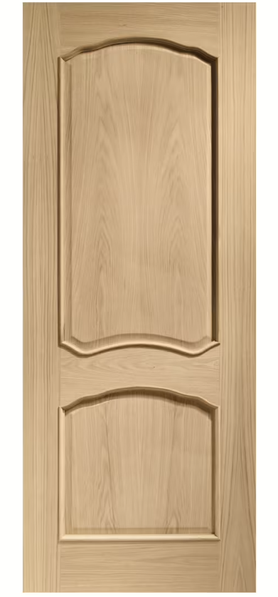 XL Joinery Louis Traditional Oak Internal Door - Unfinished