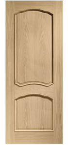 XL Joinery Louis Traditional Oak FD30 Fire Door - Unfinished