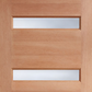 LPD Balham Frosted Glazed Hardwood External Door - Unfinished
