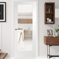LPD Shaker Style Pattern 10 Clear Glazed White Primed Door