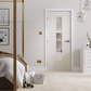 LPD Santandor Glazed 1L White Primed Internal Door