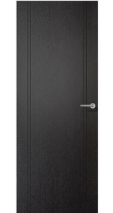 LPD Monaco Black Laminate Internal Door - Fully Finished