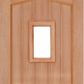 LPD Stable 1 Light Dowelled Unglazed Hardwood External Door - Unfinished