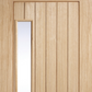 LPD Newbury Glazed Oak External Door - Unfinished