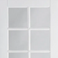 LPD Canterbury Glazed 6L White Primed Internal Door