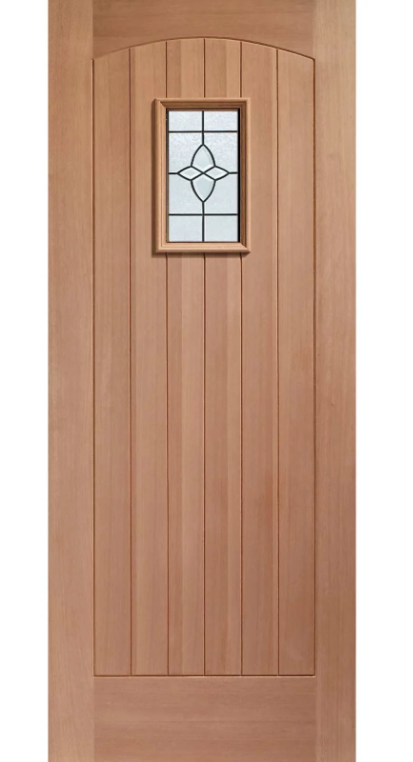 LPD Cottage Glazed Hardwood External Door - Unfinished