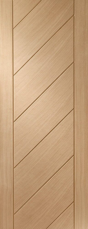 XL Joinery Monza Decorative Internal Oak Door - Unfinished