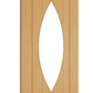Deanta Amalfi Clear Glazed Oak Internal Door - Pre Finished