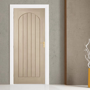 LPD Mexicano Blonde Oak Arched Square Top Door - Pre Finished