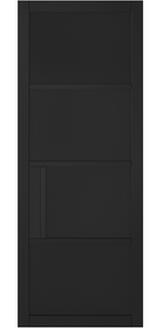 LPD Chelsea Industrial Style Black Internal Door - Pre Finished