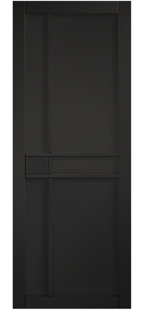 LPD Greenwich Industrial Style Black Internal Door - Pre Finished