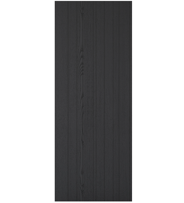 LPD Montreal Black Laminate Internal Door - Pre Finished