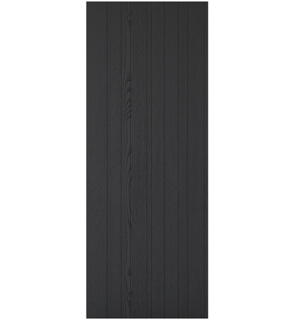 LPD Montreal Black Laminate FD30 Fire Door - Pre Finished