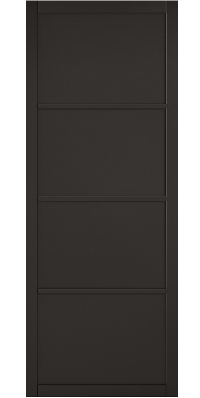 LPD Soho Black Industrial Style Internal Door - Pre Finished