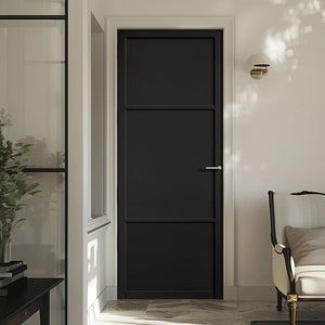 LPD Sutton Industrial Style Black Internal Door - Pre Finished