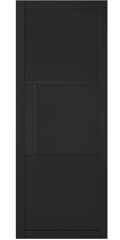 LPD Tribeca Industrial Style Black Internal Door - Pre Finished