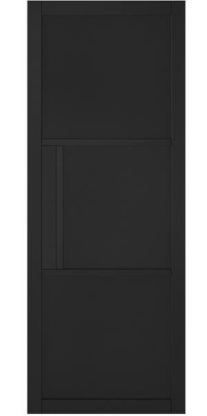 LPD Tribeca Industrial Style Black Internal Door - Pre Finished