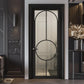 LPD Bowery Black Clear Glazed Internal Door - Pre Finished