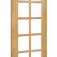 Deanta Bristol Clear Glazed 10 Light Oak Internal Door - Unfinished