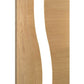 Deanta Cadiz Clear Glazed Oak Internal Door - Pre Finished