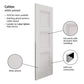 JB Kind Catton Classic Panelled White Primed FD30 Fire Door