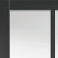 JB Kind Civic Glazed Black Industrial Style Internal Door - Pre Finished