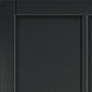 JB Kind Civic Black Industrial Style Internal Door - Pre Finished