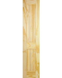LPD Clear Pine 2 Panel Half Door