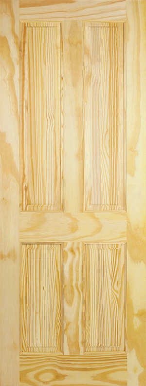 LPD Clear Pine 4 Panel Internal Door