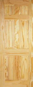 LPD Clear Pine 6 Panel Internal Door