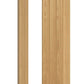 Deanta Ely 1 Side Light Oak Internal Door - Pre Finished