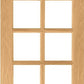 Deanta Ely 6L Glazed Oak Internal Door - Unfinished