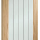 XL Joinery Suffolk Essential Pattern 10 Oak Door with Clear Etched Glass - Pre Finished