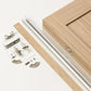JB Kind Etna Oak Bi-Fold Internal Door - Unfinished