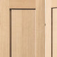 JB Kind Etna Oak Bi-Fold Internal Door - Unfinished