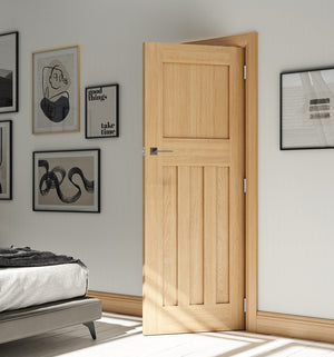 Deanta Cambridge Oak Internal FD30 Fire Door - Unfinished