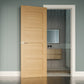 Deanta Coventry Oak Internal FD30 Fire Door - Unfinished