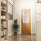 Deanta Ely Half Light Glazed Oak Internal Door - Pre Finished