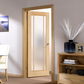 LPD Lincoln Frosted Glazed 3L Oak Internal Door - Unfinished
