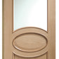 XL Joinery Calabria Clear Bevelled Glazed Oak Internal Door - Unfinished