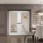 XL Joinery Pattern 10 Door Pair with Clear Glass White Primed