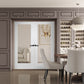 XL Joinery Pattern 10 Door Pair with Clear Glass White Primed