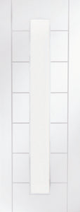 XL Joinery Palermo 1 Light Clear Glazed White Primed Internal Door