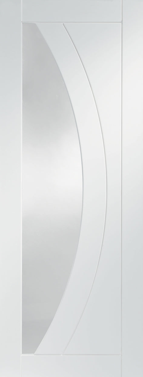 XL Joinery Salerno Clear Glazed White Primed Internal Door