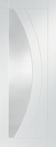 XL Joinery Salerno Clear Glazed White Primed Internal Door