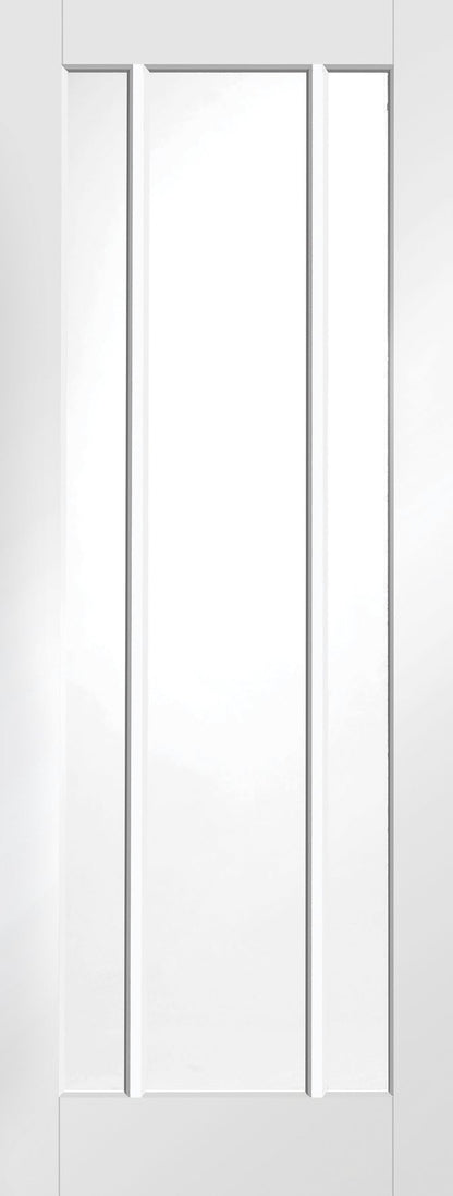 XL Joinery Worcester Clear Glazed White Primed FD30 Fire Door
