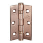 LPD Zurich Satin Copper Knurled Finish Door Handle Pack