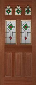 Mendes Hardwood Ealing Rose External Door - Unfinished