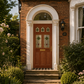 Mendes Hardwood Ealing Rose External Door - Unfinished