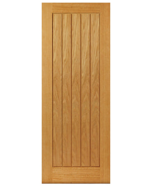 JB Kind Thames Oak 5 Panel FD30 Fire Door - Pre Finished